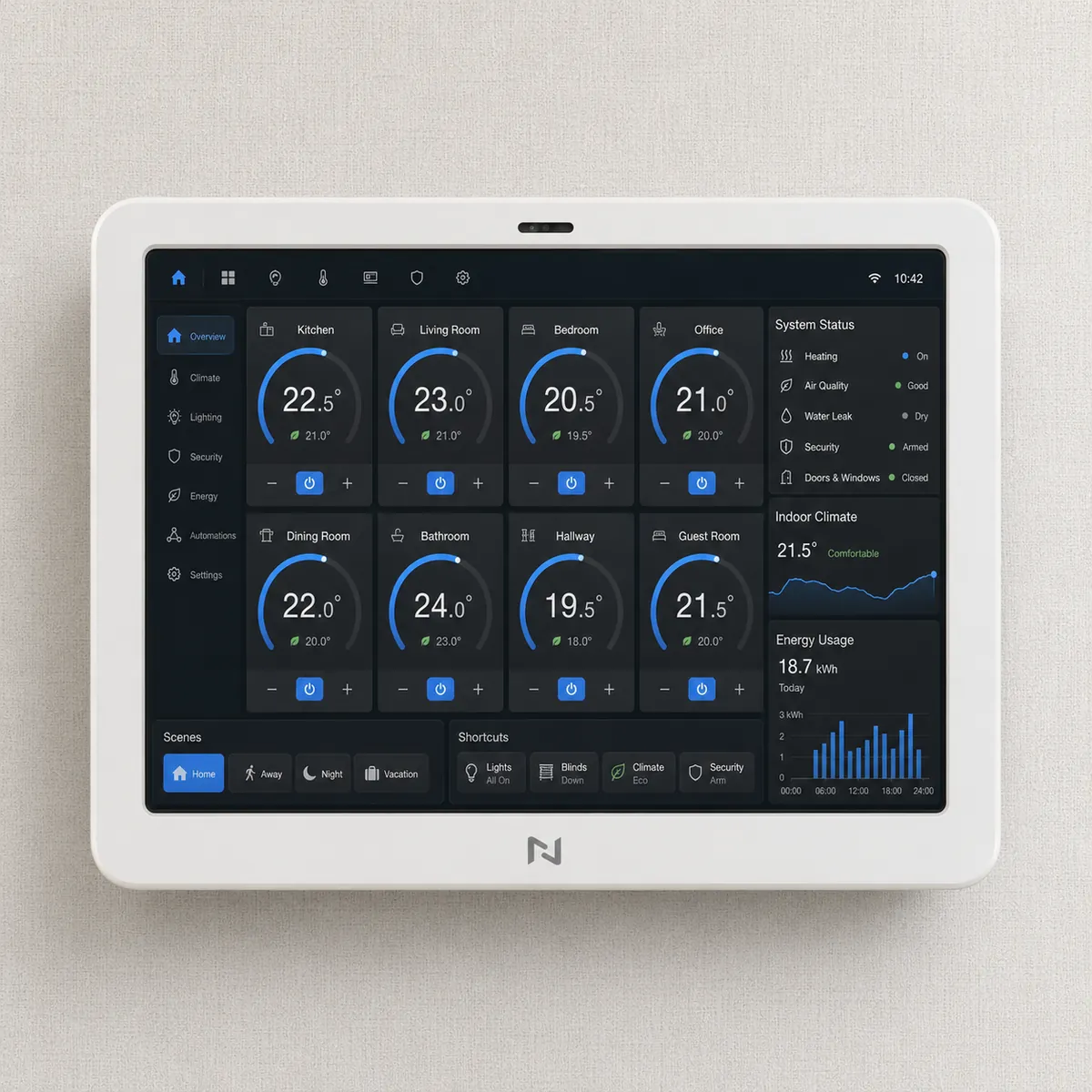 Per-Room Kiosk Tablet